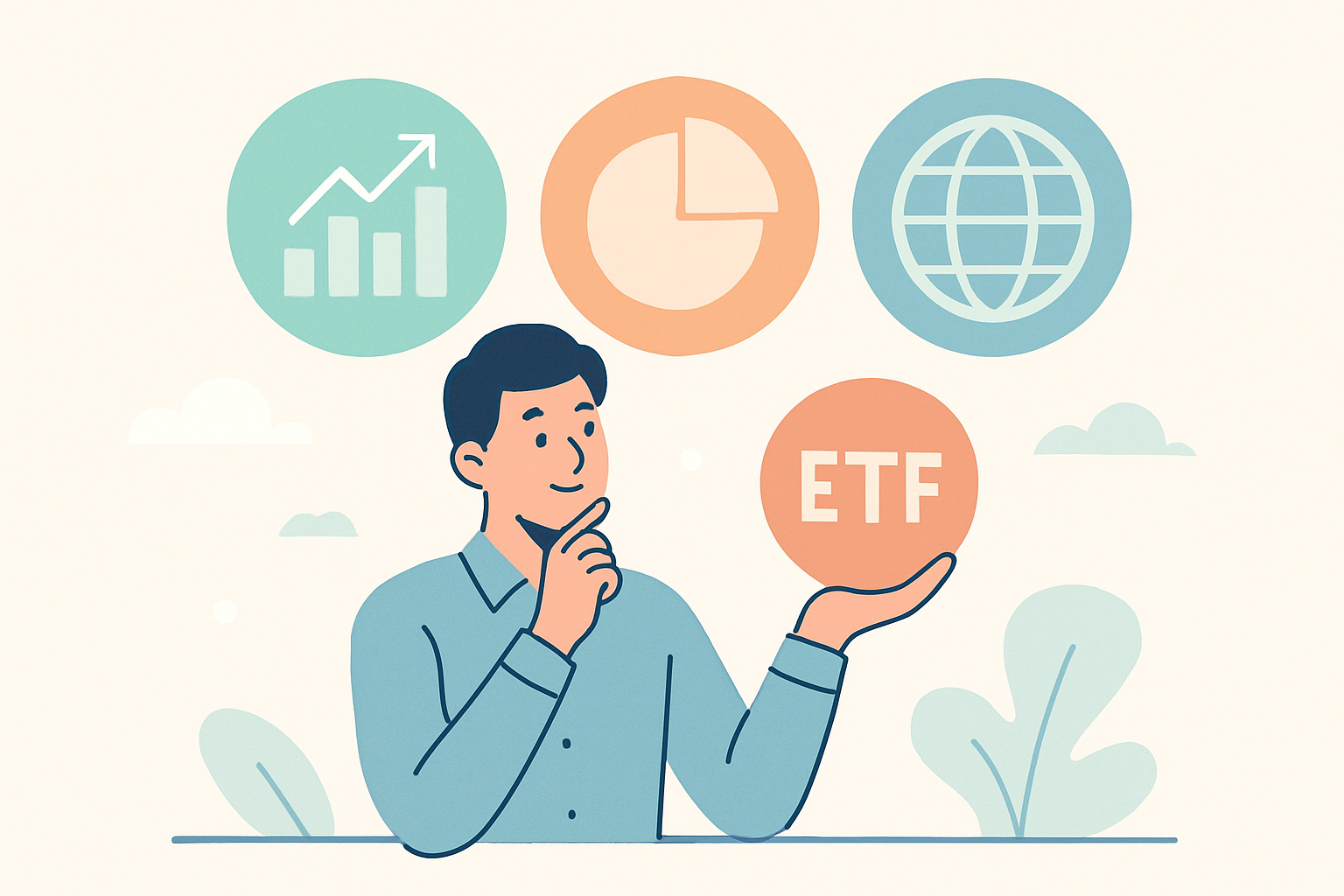 2. ETF의 주요 유형 (초보자가 먼저 알아야 할 것)를 설명하는 시각적 인포그래픽