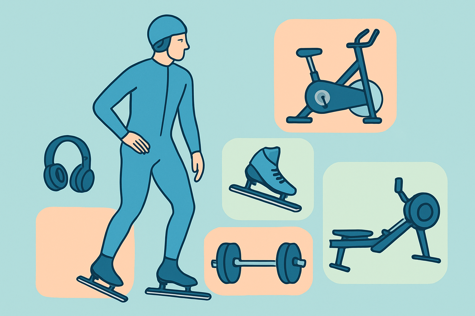 조던 스톨츠의 훈련 장비의 개념을 보여주는 인포그래픽