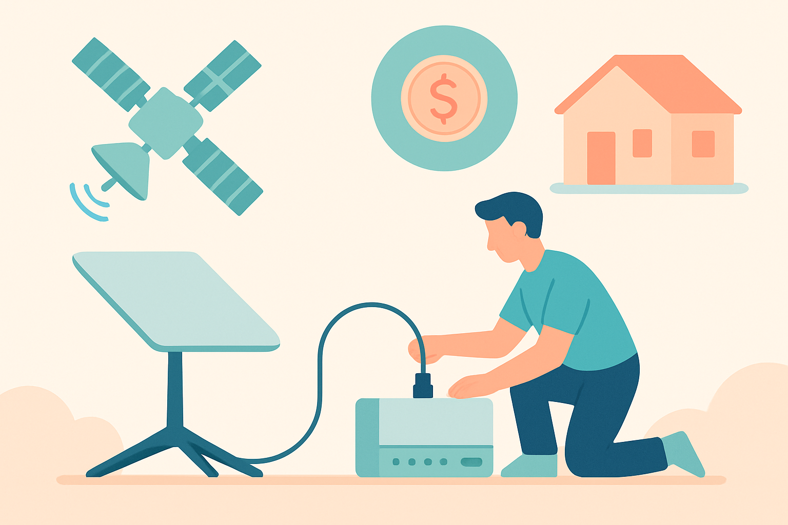 장비 비용 및 설치 방법를 설명하는 시각적 인포그래픽